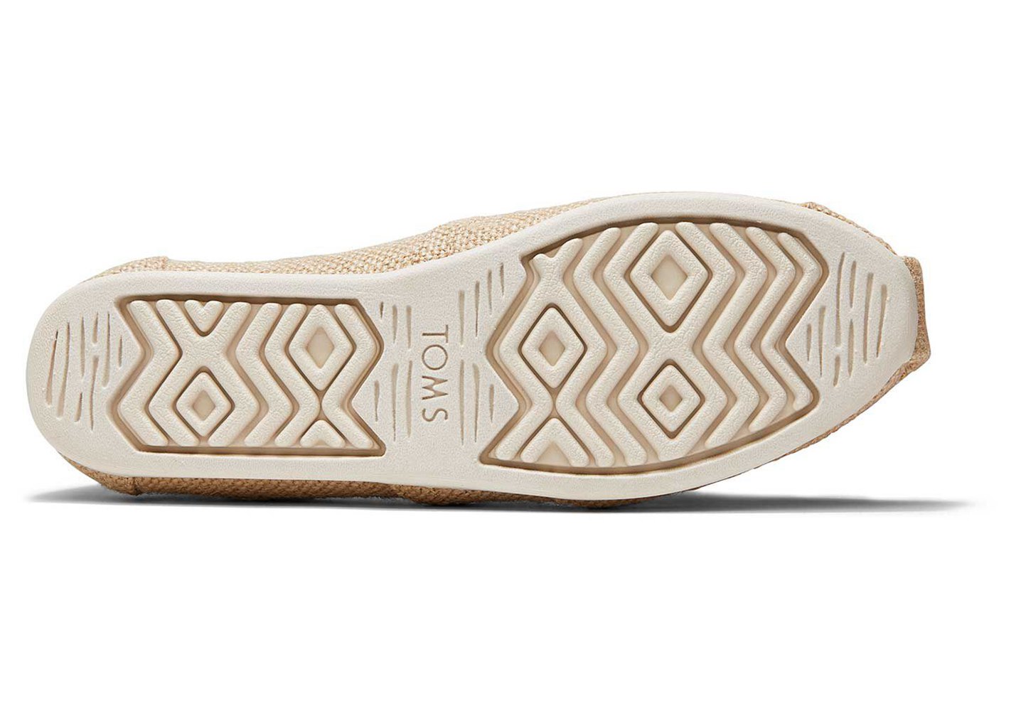 Toms Alpargata Burlap Espadrille Beige - Womens - 04635-XMJU